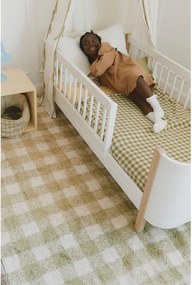 Zöld mosható-kézi szövésű pamut gyerek szőnyeg 90x120 cm Vichy – Lorena Canals
