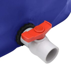összecsukható PVC víztartály csappal 500 L