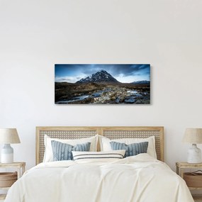 Hegy és a folyó képe (120x50 cm)