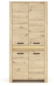 Ruhásszekrény Mindi (artisan tölgy). 1053054