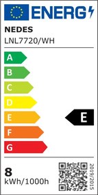 LED fürdőszobai lámpa 8W / IP44 / 4000K - LNL7720/WH