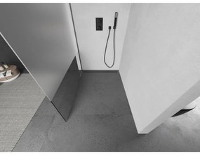 Mexen Kioto, Walk-In zuhany paraván 80 x 200 cm, 8 mm átlátszó üvegfagy, grafit profil, 800-080-101-66-35