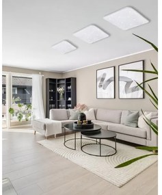 LED Dimmelhető mennyezeti lámpa FLORA LED/36W/230V 2700-6500K  + távirányító