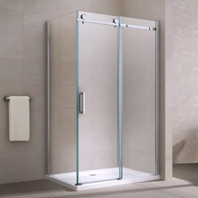 Milano Duo zuhanykabin 80x120, 195cm, 8mm, NANO