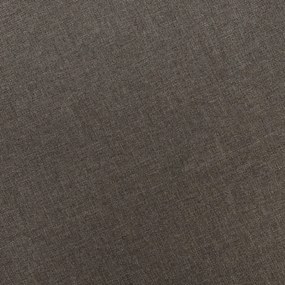 tópszínű szövet masszázsfotel lábtartóval
