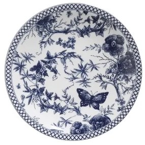 24 darabos étkészlet fehér/kék/porcelán