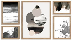 Kép szett 5 db-os 30x40 cm Planets – Malerifabrikken