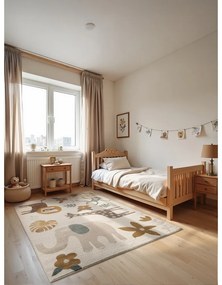 Krémszínű gyerek szőnyeg 160x235 cm Animal Safari – Hanse Home