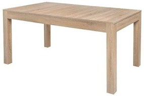 Asztal Boston K186Sonoma tölgy, 78x90x160cm, Hosszabbíthatóság, Laminált forgácslap, Laminált forgácslap