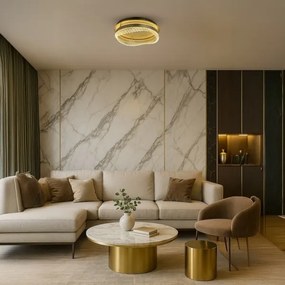 LED mennyezeti lámpa LED/36W/230V Ø 43 cm arany