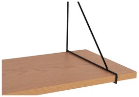Natúr színű fali polc kőrisfa dekorral 120 cm Chiba – House Nordic