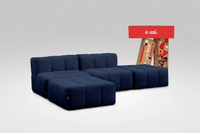4 Teiliges Modulares Sofa – Blau