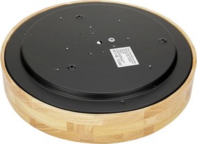 Italux modern skandináv mennyezeti lámpa campelo fehér fekete faipari itxplf4350-25wwdbk4k