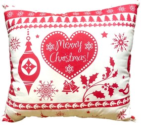 Antiallergén párna Christmas Piros 40x40cm TiaHome