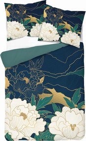 Ágynemű Garnitúra 160x200 Ágyneműhuzat Virágok 4178A