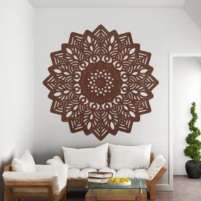 Elegáns fa faldekoráció mandala nap | SOLIS