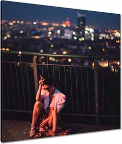 Vászonkép 80x80 Nehéz nap