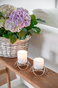 "Bastia" ezüst gyertyatartó, 2 db-os szett - EDZARD