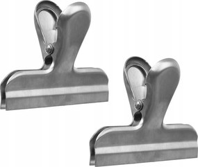 2x Konyhai csipeszek Fűszertartó tasakok acél