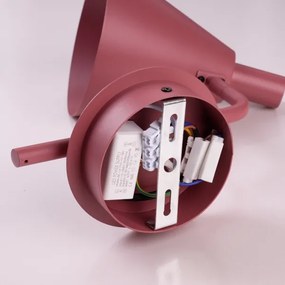 Brilagi - LED Fali lámpa LUCERA LED/3W/230V piros Burgundi