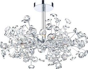 DAR LIGHTING OBE0650 OBEROI Kristály Csillár Csiszolt króm G9 IP20