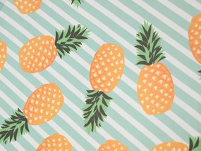 2 db összecsukható strandnyugágy szett SAND PINEAPPLE, színes