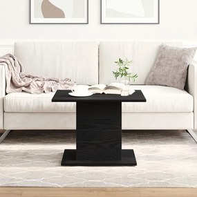 Dohányzóasztal Fekete tölgy 55,5x55,5x40 cm Szerelt fa
