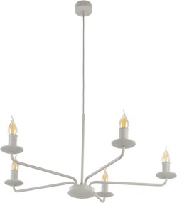 TK Lighting LIMAL 10253 Függőlámpa 5x10W/E14 IP20
