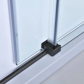 Bold-in 80x100 cm aszimmetrikus zuhanykabin zuhanytálca nélkül