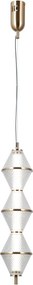 Italux modern függeszték fuente átlátszó arany itxpnd-34395-3v-hbr