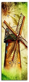 Gario Fali fogas Szélmalom zöld háttéren Méret: 25 x 70 cm