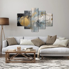 Kép - Absztrakció arany golyóval (150x105 cm)