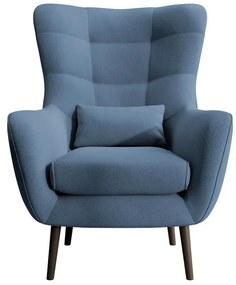 Fotel lábtartóval Veneza VZ1  (kék + fekete). 1098949
