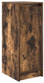 füstös tölgy színű szerelt fa cipőszekrény 29,5x34x76 cm