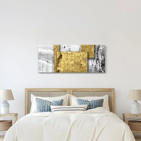 Kép - Arany négyzetek N⁰1 (120x50 cm)