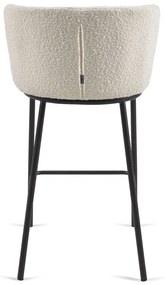 Fehér bárszék (ülésmagasság 65 cm) Ciselia – Kave Home