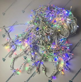 Kültéri karácsonyi LED függöny 25M+ 500LED - colored