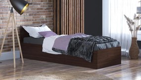 SPART1 90×200 cm-es ágy matraccal és tárolóhellyel Sonoma