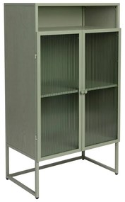 Zöld tálalószekrény 60x105 cm Herbe – White Label