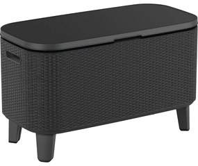Műanyag kerti asztal jégtartóval 83.5x40 cm Bevy – Keter