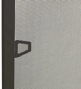 antracitszürke ablakszúnyogháló 90x120 cm