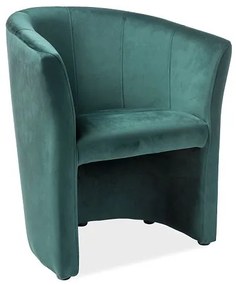 SINDY 2 kárpitozott fotel - zöld