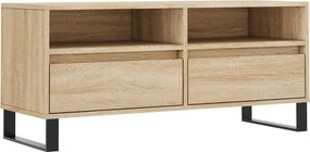 vidaXL sonoma tölgyszínű szerelt fa TV-szekrény 100x34,5x44,5 cm