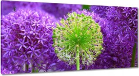 Vászonkép 115x55 Zöld virág