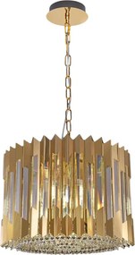 MILAGRO ML0393 RITZ Kristály Függesztett Lámpa Arany E14 IP20