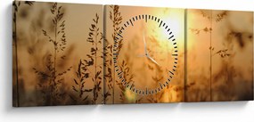 Napkelte képe (órával) (90x30 cm)