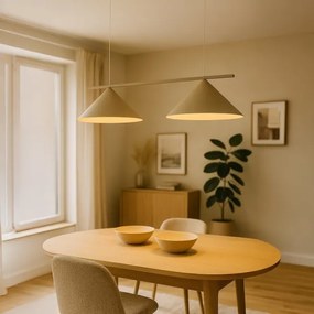 Kábelre függeszthető csillár CAPITAL 2xGX53/15W/230V taupe