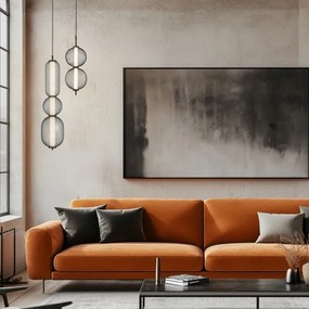 PUMA LED függőlámpa kábelen, 15W/230V, átm. 14 cm, fekete