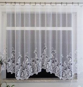 Mg Függöny 623/520 Fehér Hullám 250X150 kész szalag