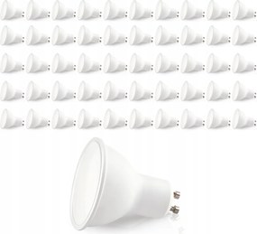 50 db-os Led izzó szett GU10 1W Meleg Fehér 3000K Lls